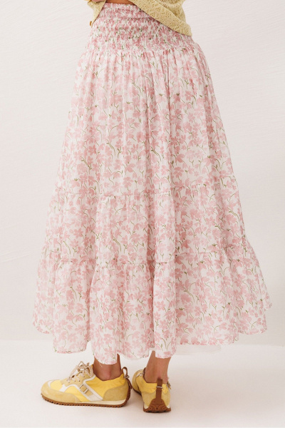 Юбка Butеr 3299 розовые цветы - фото 2