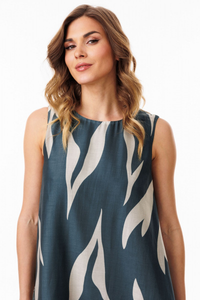 Платье EOLA 3078 изумруд_с_ рисунком - фото 8