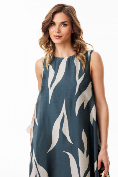 Платье EOLA 3078 изумруд_с_ рисунком - фото 7