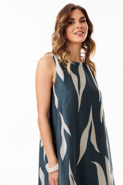 Платье EOLA 3078 изумруд_с_ рисунком - фото 6