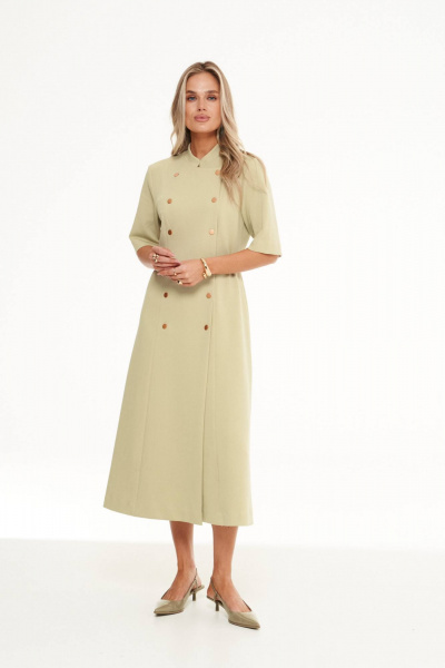 Платье Prestige 5815 бледно-оливковый - фото 1