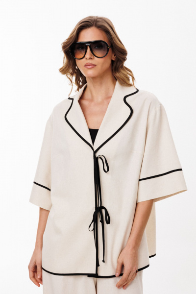 Блуза EOLA 3081 бежевый - фото 1