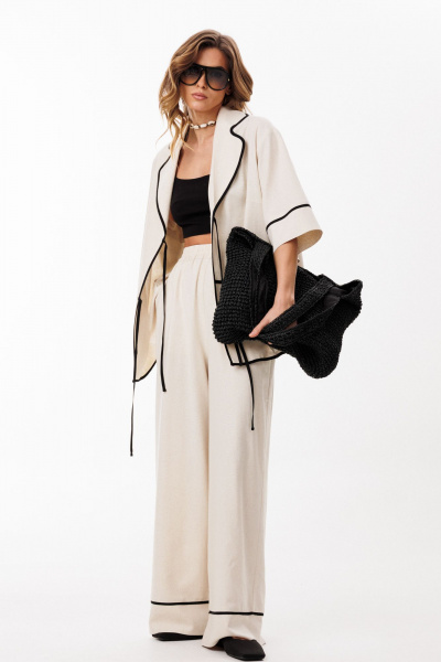 Брюки EOLA 3082 бежевый - фото 5