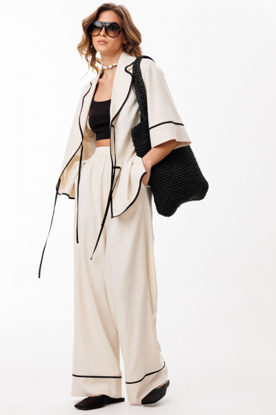 Брюки EOLA 3082 бежевый - фото 4