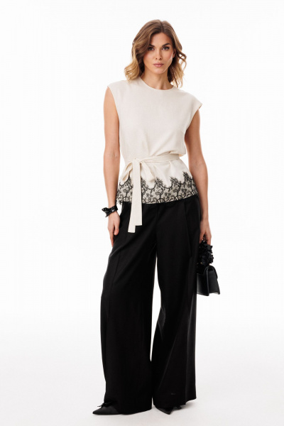 Блуза EOLA 3084.1 бежевый - фото 2