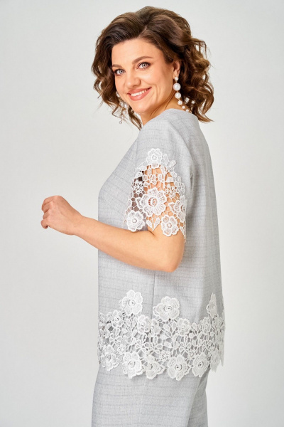 Блуза, брюки Svetlana-Style 2339 серый - фото 8