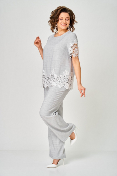 Блуза, брюки Svetlana-Style 2339 серый - фото 3