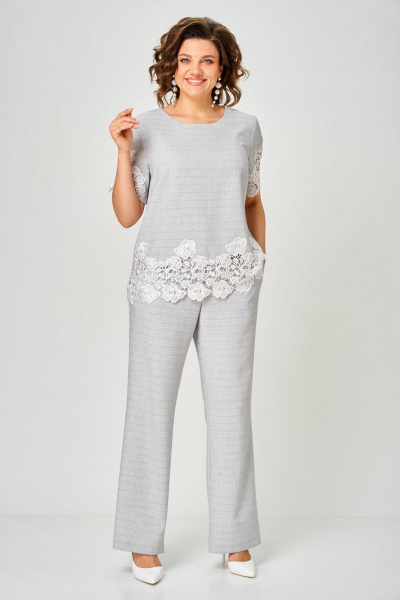 Блуза, брюки Svetlana-Style 2339 серый - фото 1