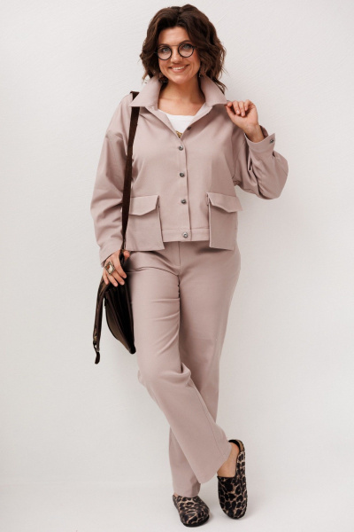Брюки Anelli 1815.1 кленовый сахар - фото 5