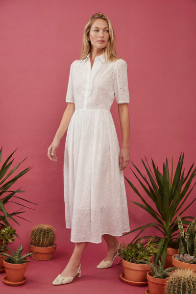 Платье Lokka 1877 белый - фото 6
