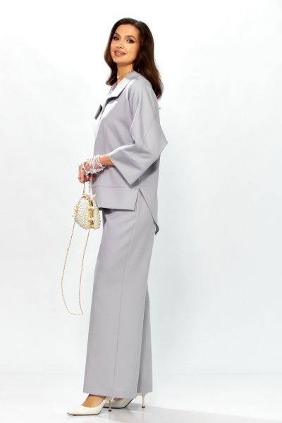 Блуза, брюки ZigzagStyle 559-2 светло-серый - фото 4