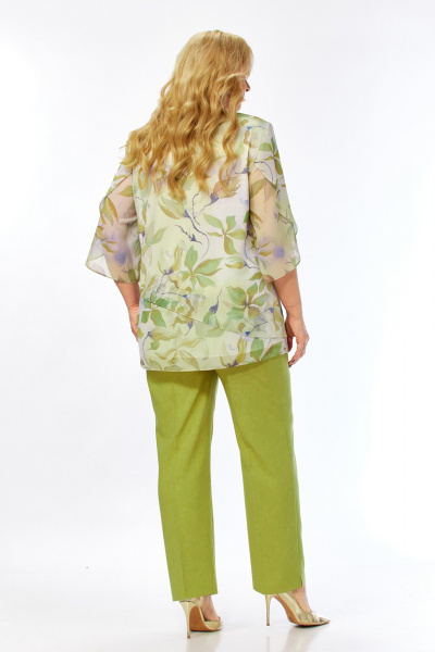 Блуза Элль-стиль 2461а фисташка - фото 9