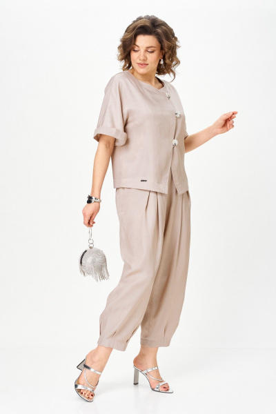 Брюки, жакет Michel chic 1337/3 дюна - фото 3
