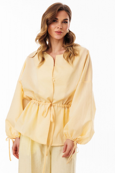 Блуза EOLA 3085 масло_полоска - фото 6