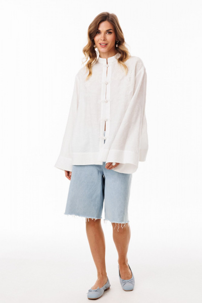 Блуза EOLA 3087 молочный - фото 2