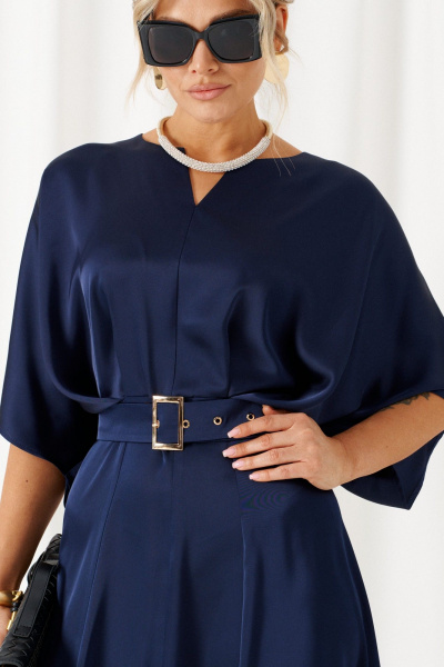 Платье Beautiful&Free 6443 синий - фото 4