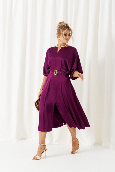 Платье Beautiful&Free 6443 слива - фото 5