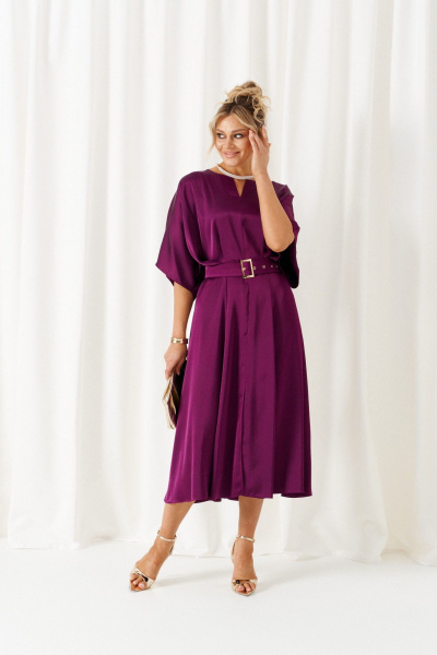 Платье Beautiful&Free 6443 слива - фото 4