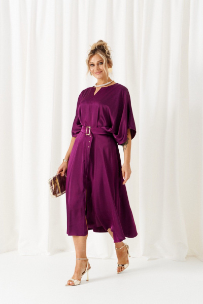 Платье Beautiful&Free 6443 слива - фото 3