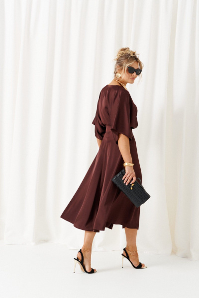 Платье Beautiful&Free 6443 шоколад - фото 5