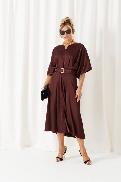 Платье Beautiful&Free 6443 шоколад - фото 1