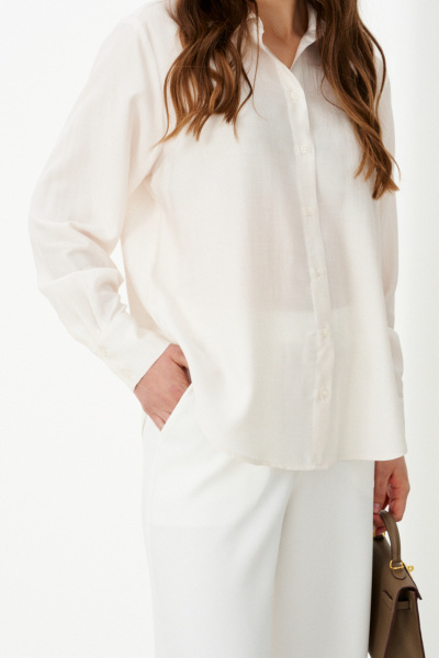 Блуза Панда 103044 молочный - фото 4