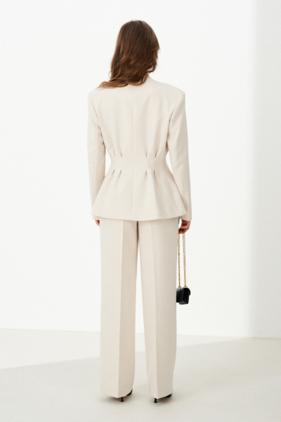 Жакет Панда 116830 светло-бежевый - фото 3