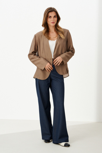 Жакет Панда 124930 капучино - фото 2