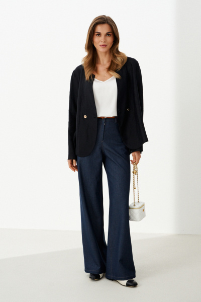 Жакет Панда 124930 черный - фото 3