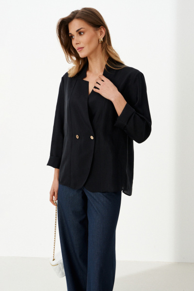 Жакет Панда 124930 черный - фото 4