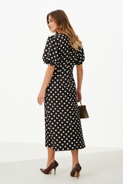 Платье Панда 126180 коричневый - фото 6