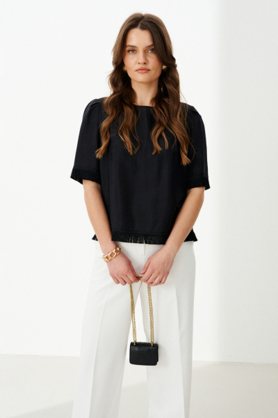 Блуза Панда 126440 черный - фото 2