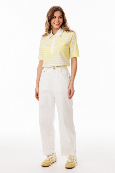 Брюки EOLA 3092.1 молочный - фото 3