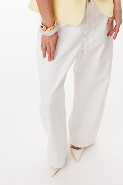 Брюки EOLA 3093  молочный - фото 4