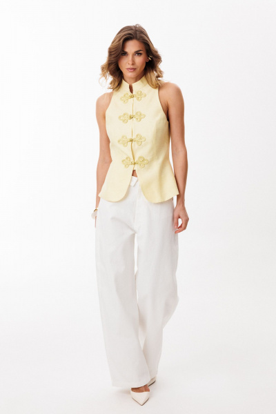 Брюки EOLA 3093  молочный - фото 3