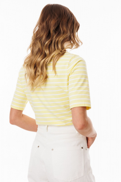 Джемпер EOLA 3095 лимонный_полоска - фото 9