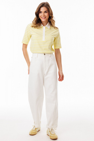 Джемпер EOLA 3095 лимонный_полоска - фото 2