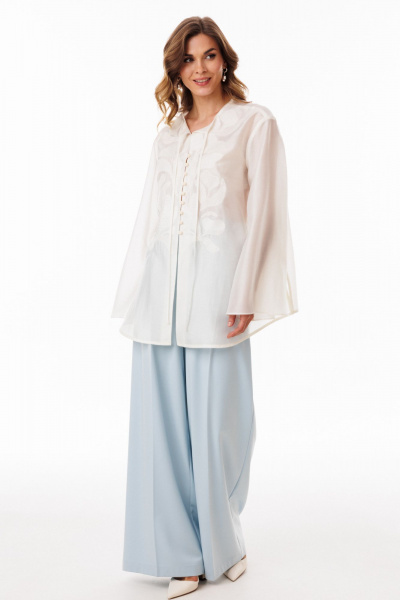 Блуза EOLA 3097 молочный - фото 2