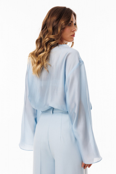 Блуза EOLA 3097 голубой - фото 10