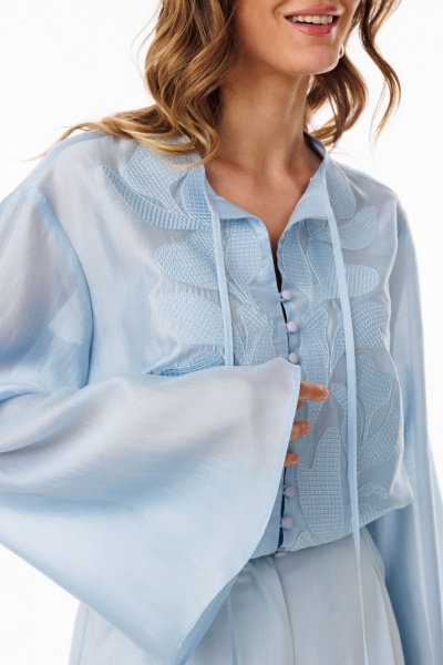 Блуза EOLA 3097 голубой - фото 9