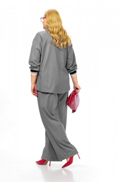Брюки, жакет Shetti 4080 серый - фото 8