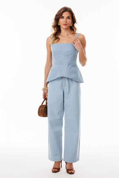 Топ EOLA 3099 голубой - фото 4