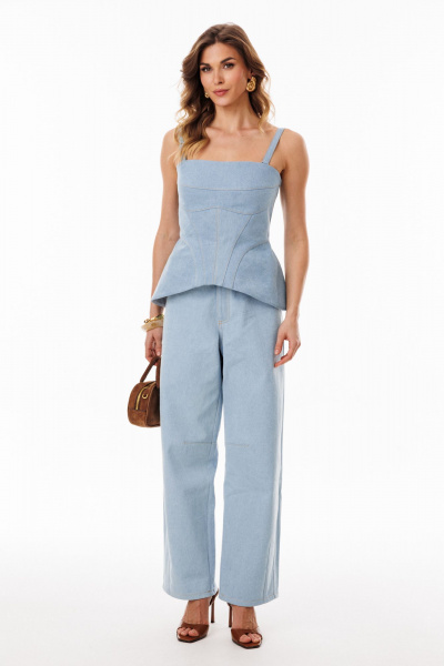 Топ EOLA 3099 голубой - фото 3