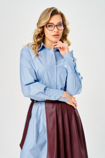 Баска, платье ARTELLA А-1008 голубой - фото 2