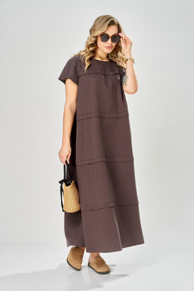 Платье ARTELLA А-1040 шоколадный - фото 7