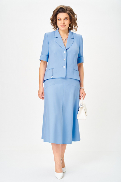 Жакет, юбка Lady Secret 26110 голубой - фото 4