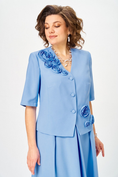 Жакет, юбка Lady Secret 26109 голубой - фото 4