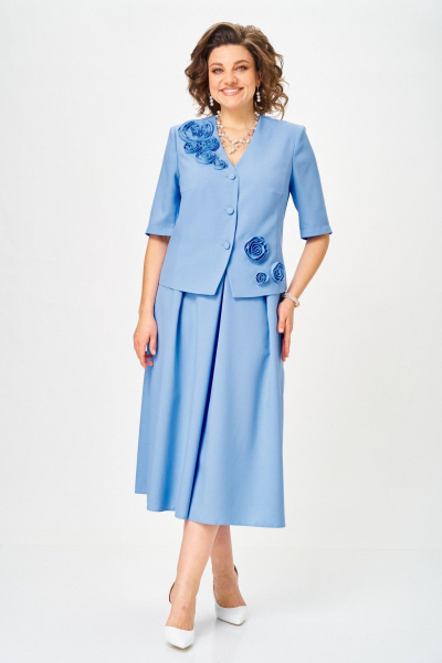 Жакет, юбка Lady Secret 26109 голубой - фото 2