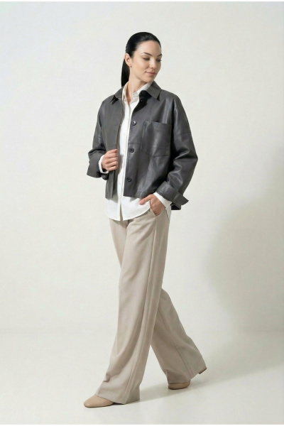 Жакет Nova Line 10507 серый - фото 2