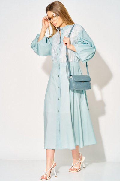 Платье Laikony L-644 голубой - фото 11